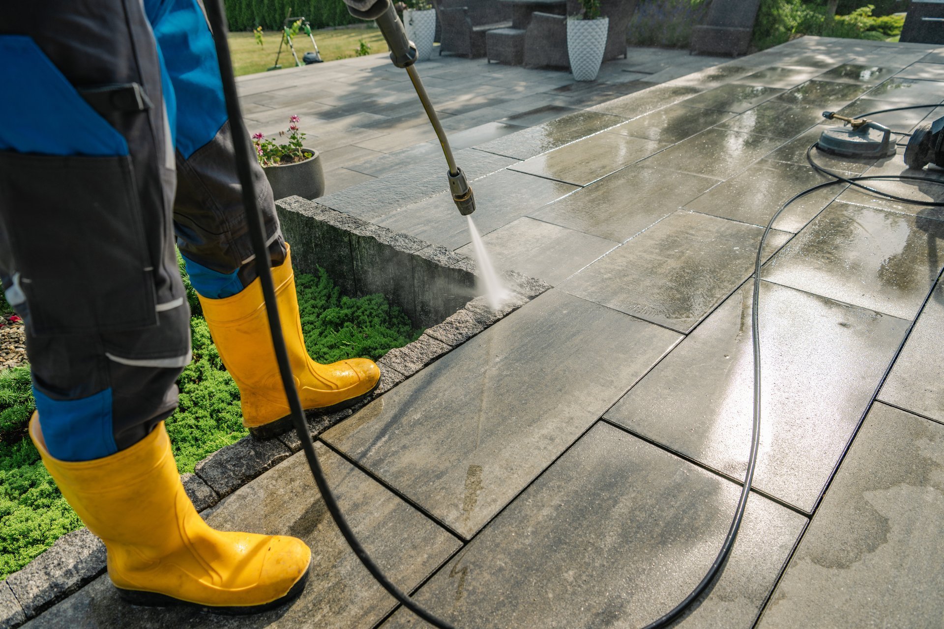 Professional pressure washing service